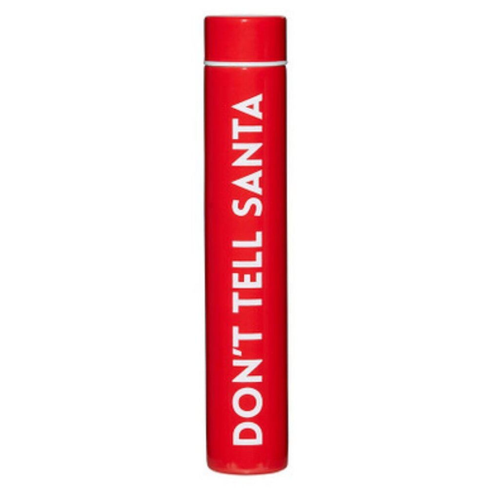 Don't Tell Santa Flask, 8-Ounce, New in Box
